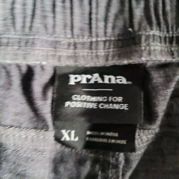 Prana Pants Womens Gray Breathe Mantra Lightweight Casual Flowy Jogger Hemp XL - Picture 5 of 10
